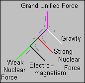 From the Grand Unified Force to the Four Separate Forces